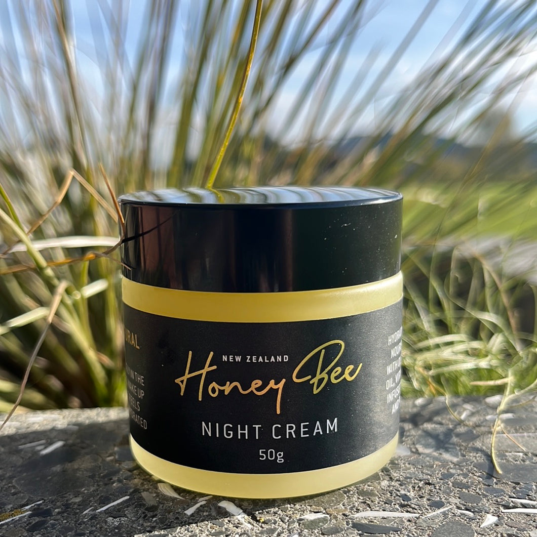 New Zealand Honey Bee Night Cream 50g
